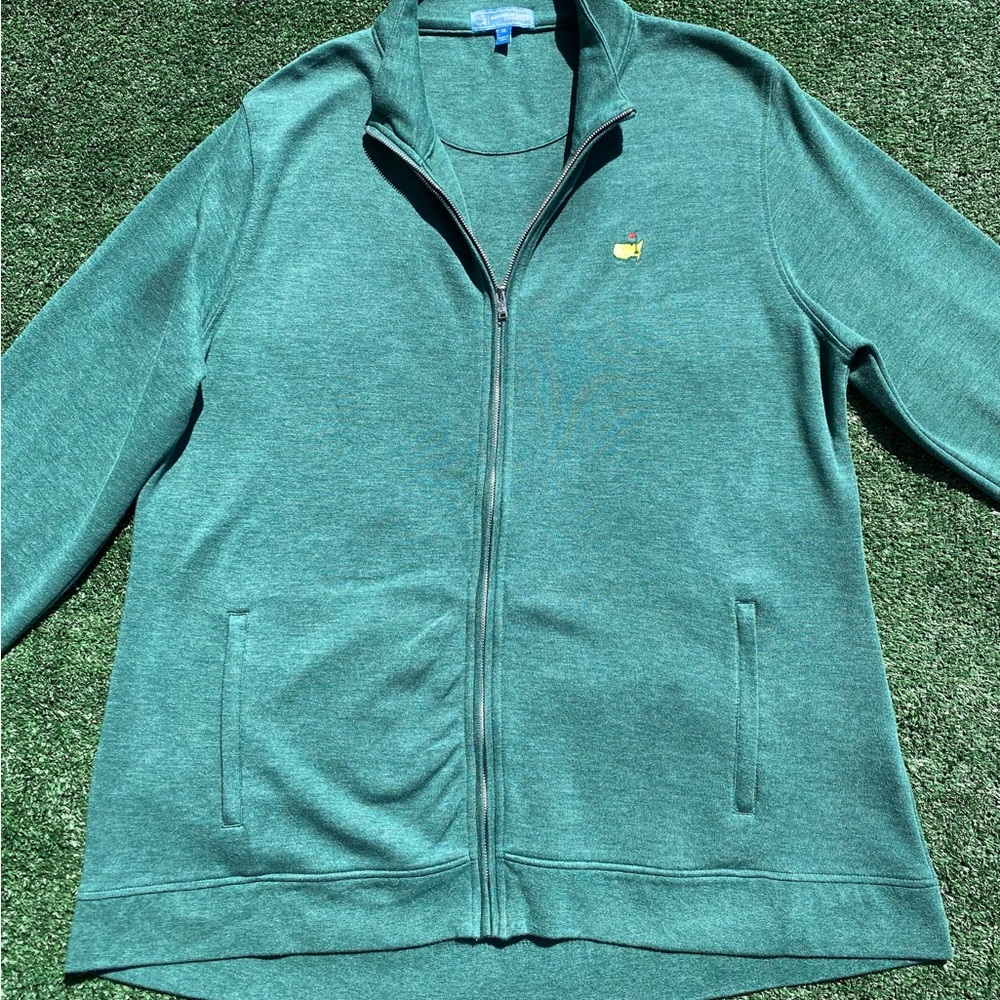 Masters Golf Magnolia Lane Collection Green Full Zip Jacket Women’s Size XL - Picture 3 of 8